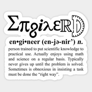 ENGINEER Sticker
