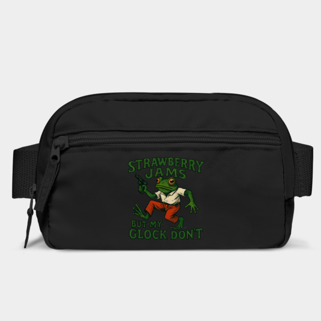 Strawberry-Jams-But-My-Glock-Don’t-Frog by Creatifly Graphic Tees