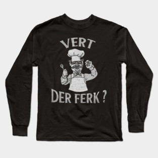 Swedish Chef VINTAGE RETRO 90S Long Sleeve T-Shirt