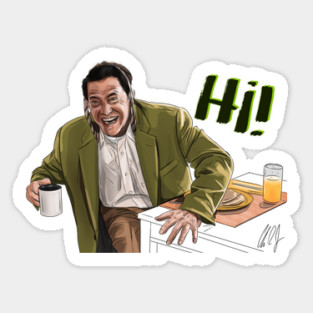 Twin Peaks: Dougie Says Hi! Sticker