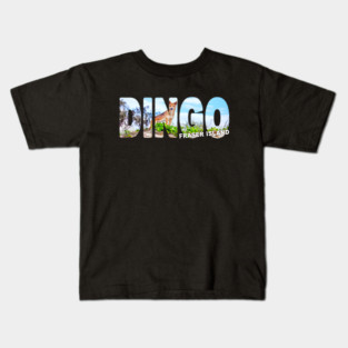 DINGO FRASER ISLAND - (K'gari Island) Queensland Australia Wild Kids T-Shirt