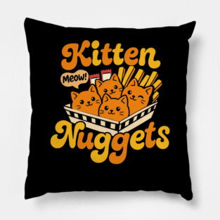 kitten-nuggets Pillow
