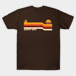 Retro Sunset Amity 1975 T-Shirt