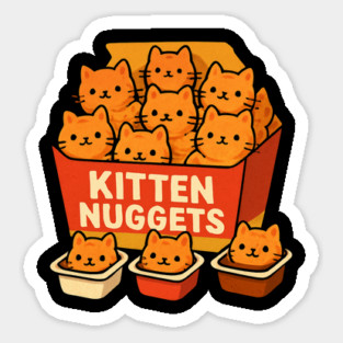 kitten-nuggets Sticker