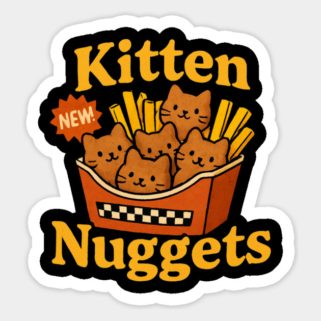 kitten-nuggets Magnet by Creatifly Graphic Tees