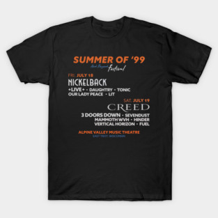 summer of 99 lineup T-Shirt