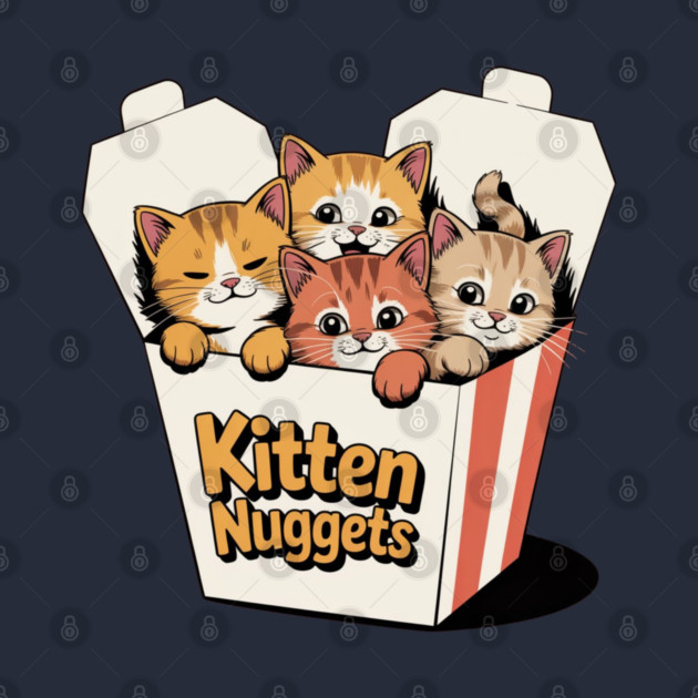 kitten-nuggets by Creatifly Graphic Tees