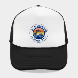I Get My Vitamin Sea On Amelia Island Nassau County Hat