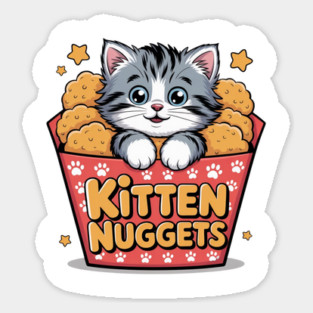kitten-nuggets Sticker