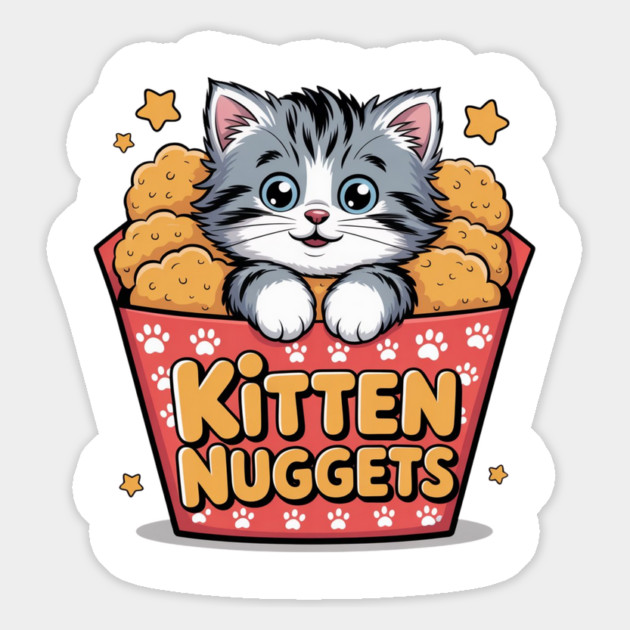 kitten-nuggets Magnet by Creatifly Graphic Tees