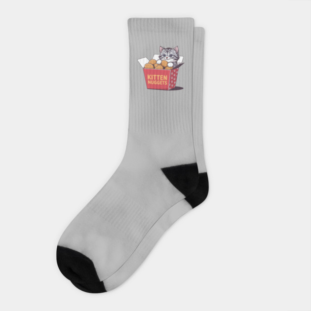 kitten-nuggets Socks by Creatifly Graphic Tees