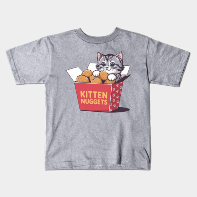 kitten-nuggets Kids T-Shirt by Creatifly Graphic Tees