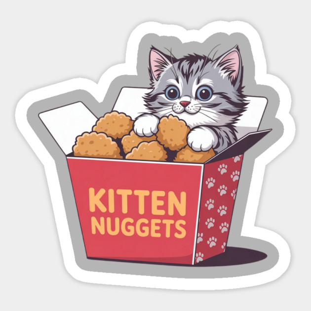 kitten-nuggets Magnet by Creatifly Graphic Tees