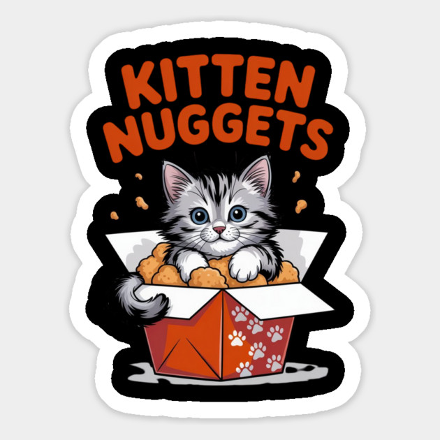 kitten-nuggets Magnet by Creatifly Graphic Tees