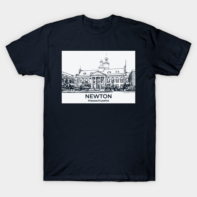 Newton - Massachusetts T-Shirt by Lakeric
