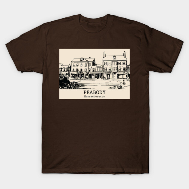 Peabody - Massachusetts T-Shirt by Lakeric
