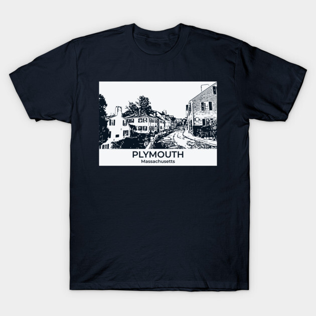 Plymouth - Massachusetts T-Shirt by Lakeric
