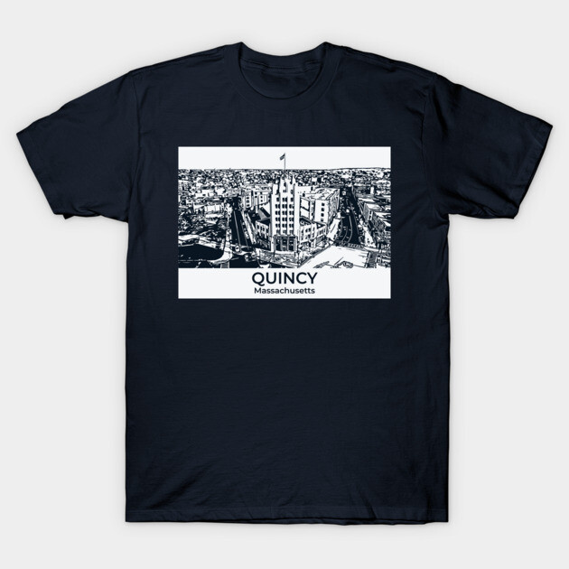 Quincy - Massachusetts T-Shirt by Lakeric