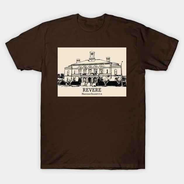 Revere - Massachusetts T-Shirt by Lakeric