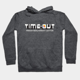 Time-Out Arcade - Retro 80s Gaming Hoodie