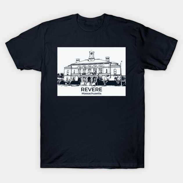 Revere - Massachusetts T-Shirt by Lakeric