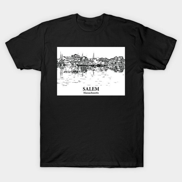 Salem - Massachusetts T-Shirt by Lakeric