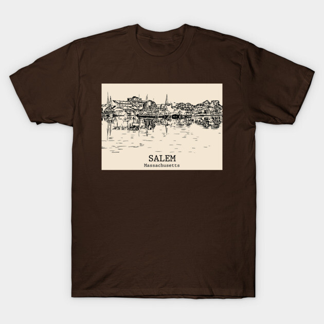 Salem - Massachusetts T-Shirt by Lakeric