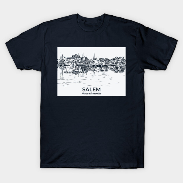 Salem - Massachusetts T-Shirt by Lakeric