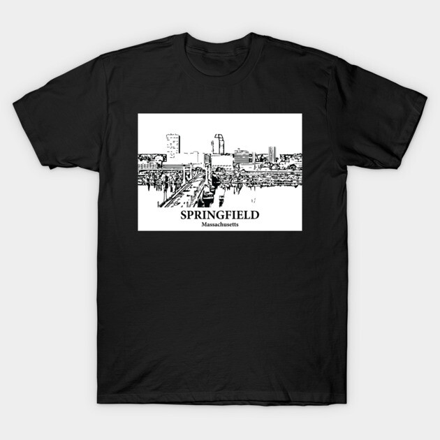Springfield - Massachusetts T-Shirt by Lakeric