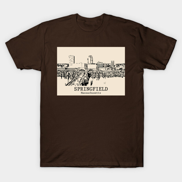 Springfield - Massachusetts T-Shirt by Lakeric