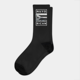 Nuyo Rican Puerto Rico New York Puerto Rican Flag Socks