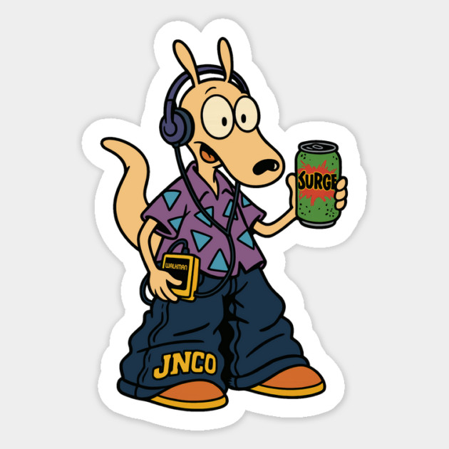 Rocko's Radical 90s Vibes Magnet by Shit Post Hero