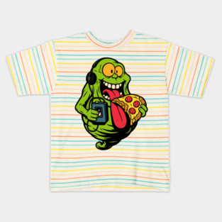 Retro Slimer Walkman Party Shirt Kids T-Shirt
