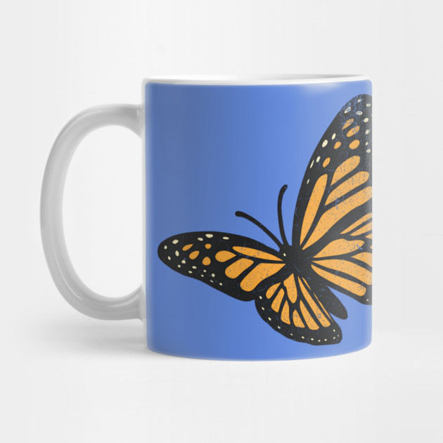 Vintage Monarch Butterfly Illustration – Bold Retro Insect Art by DonWillisJrArt