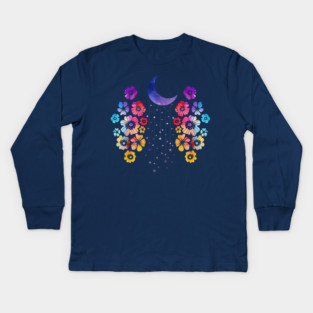 Moonbeam Ice Cream Kids Long Sleeve T-Shirt