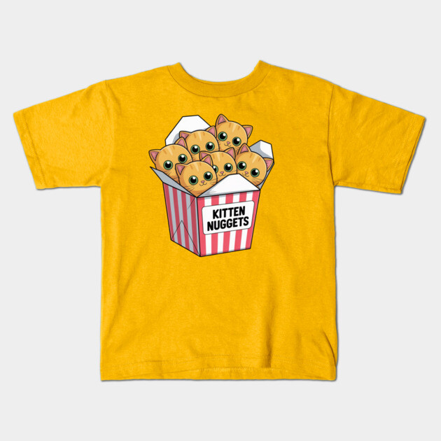 kitten-nuggets Kids T-Shirt by Creatifly Graphic Tees