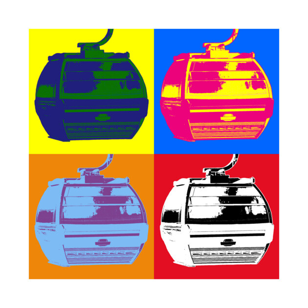 Skyliner Pop Art (Version 2) by David Lee