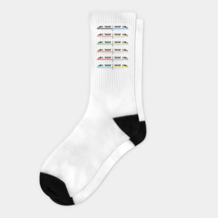 Monorail Colors Socks