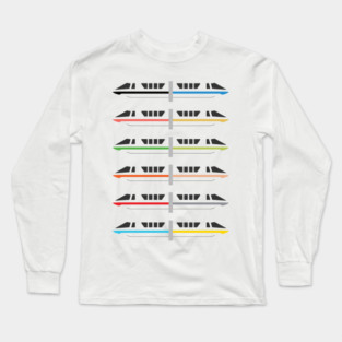 Monorail Colors Long Sleeve T-Shirt