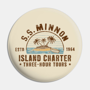SS Minnow Island Charter - 3 hour tour Pin