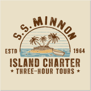 SS Minnow Island Charter - 3 hour tour Posters and Art