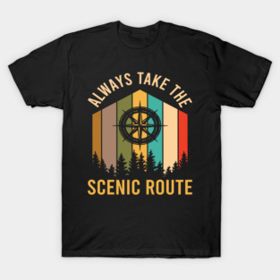 Scenic Route Compass Outdoor Apparel T-Shirt