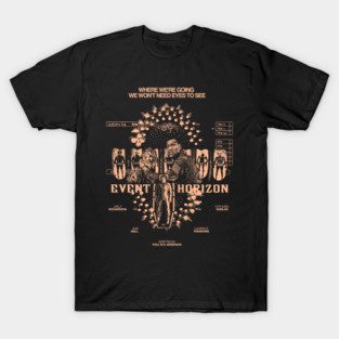 Aesthetic Event Horizon Vintage Horror Movie T-Shirt