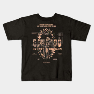 Aesthetic Event Horizon Vintage Horror Movie Kids T-Shirt