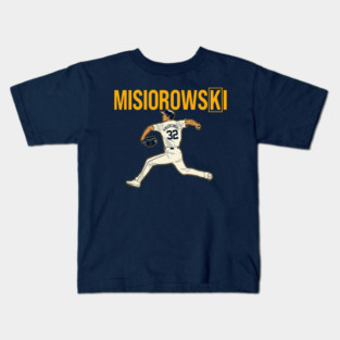 Milwaukee Brewers Jacob Misiorowski Kids T-Shirt