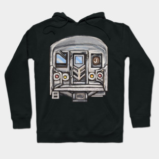 J Train in Queens, Brooklyn and Manhattan NY Hoodie