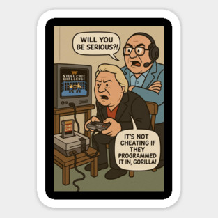 Bobby heenan and Gorilla Monsoon cartoon Magnet