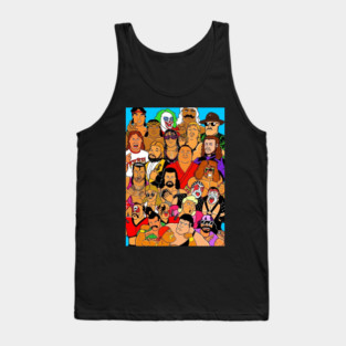 Classic WWF cartoon Tank Top