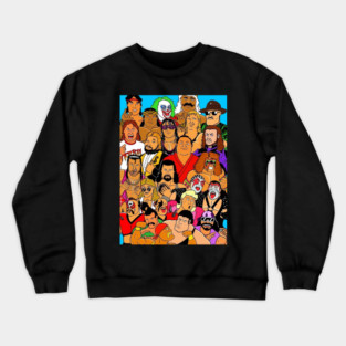 Classic WWF cartoon Crewneck Sweatshirt