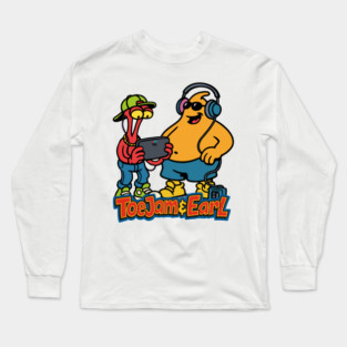 ToeJam & Earl Retro Vibes Collection Long Sleeve T-Shirt